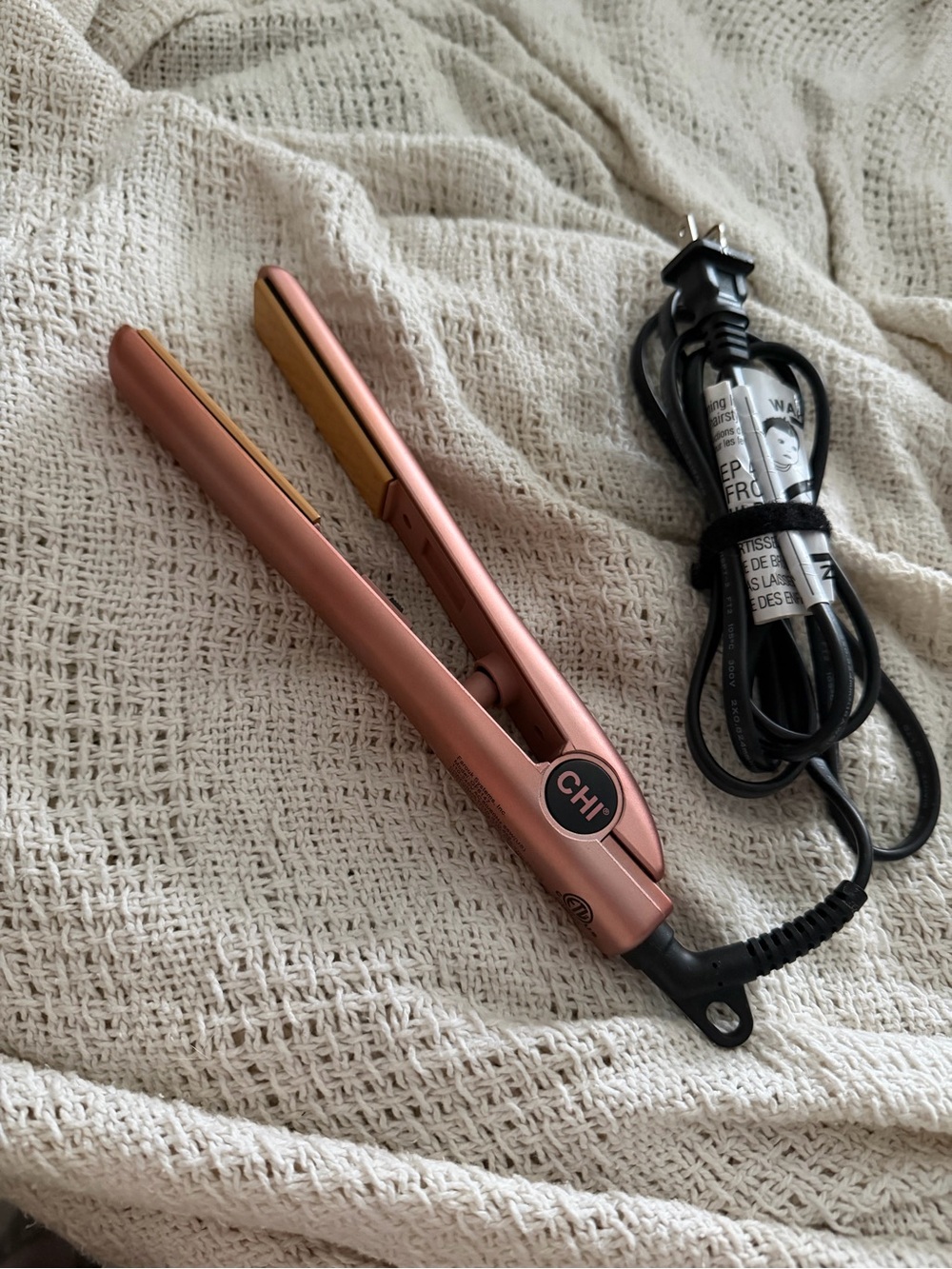 Chi Rose Gold Mini Flat Iron - Compact Hair Straightener